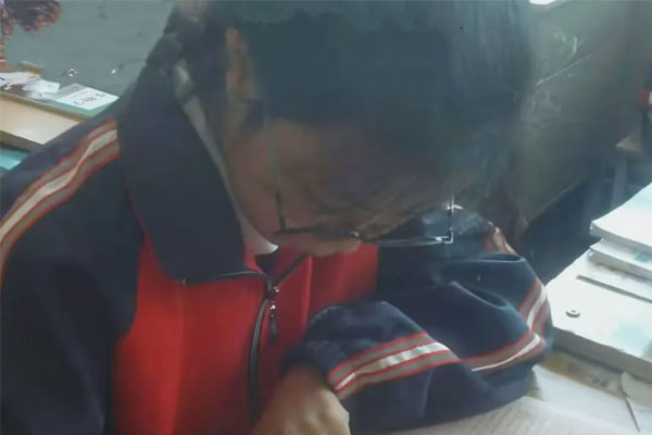 张丽(化名)高二致力进建 张丽(化名)高二致力进建